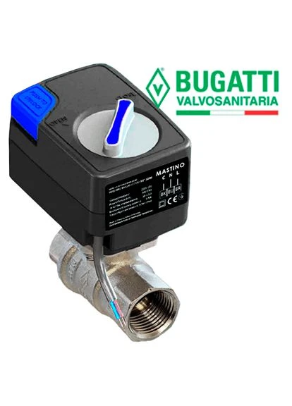 Кран с электроприводом Bugatti 12В 1" (006315) Mastino (398186607)