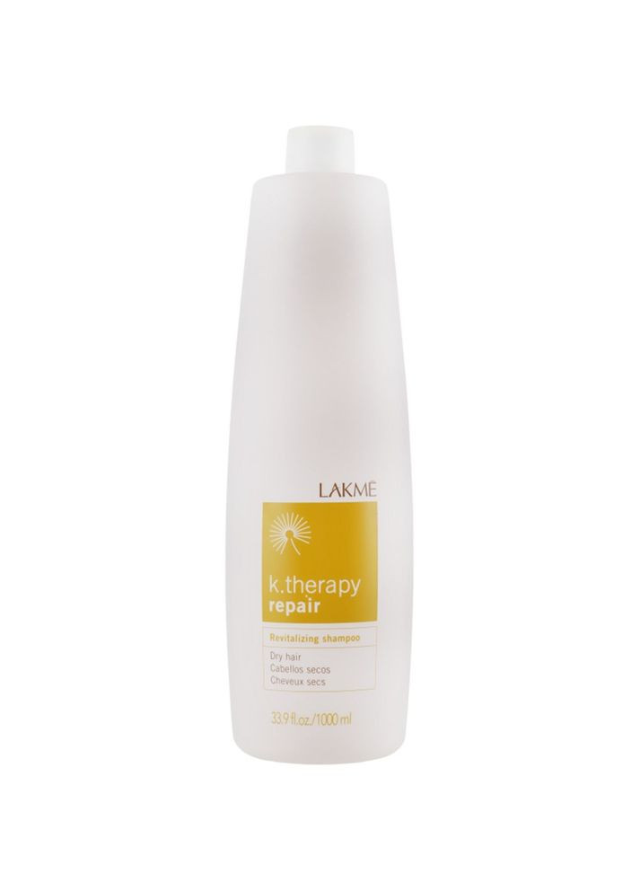 Шампунь для сухих и поврежденных волос K.therapy Repair Revitalizing Dry Hair Shampoo 1000 мл 43413 Lakme (317303523)