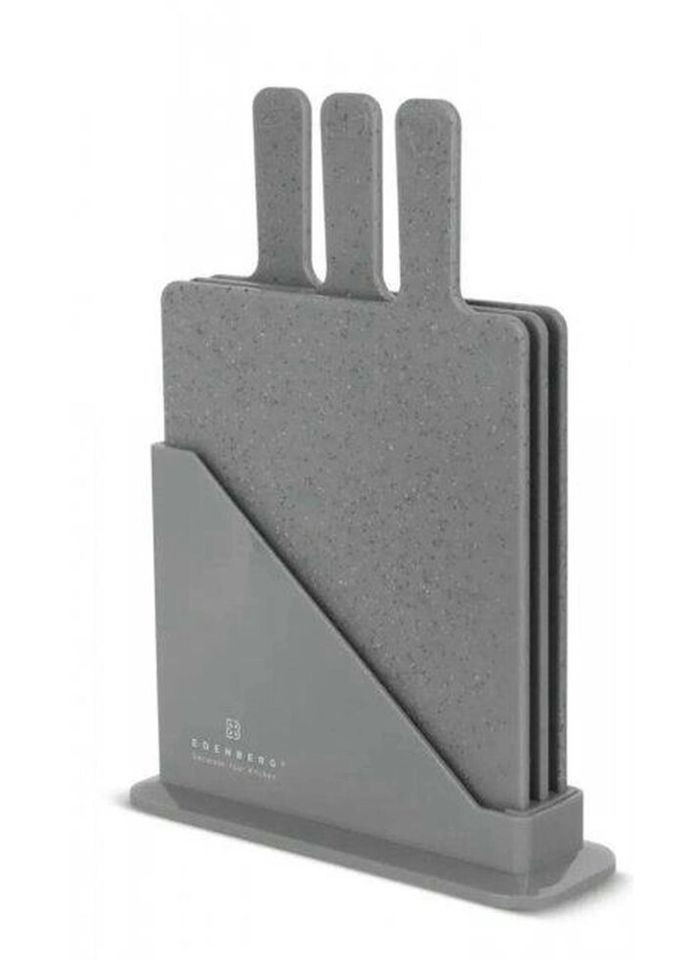 Набор разделочных досок EB-11982 4 предмета серый Edenberg (335879411)