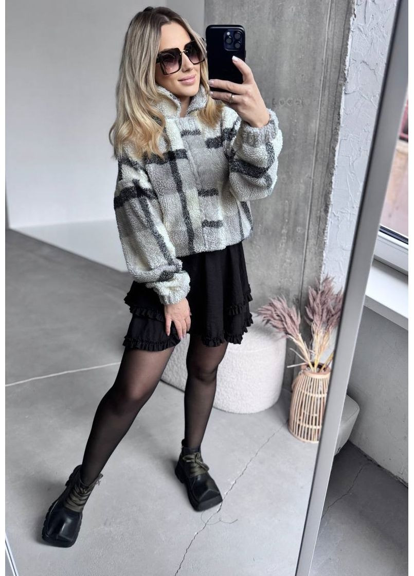 Стильный молодежный бомбер Ткань - барашек дизайн (356078118)