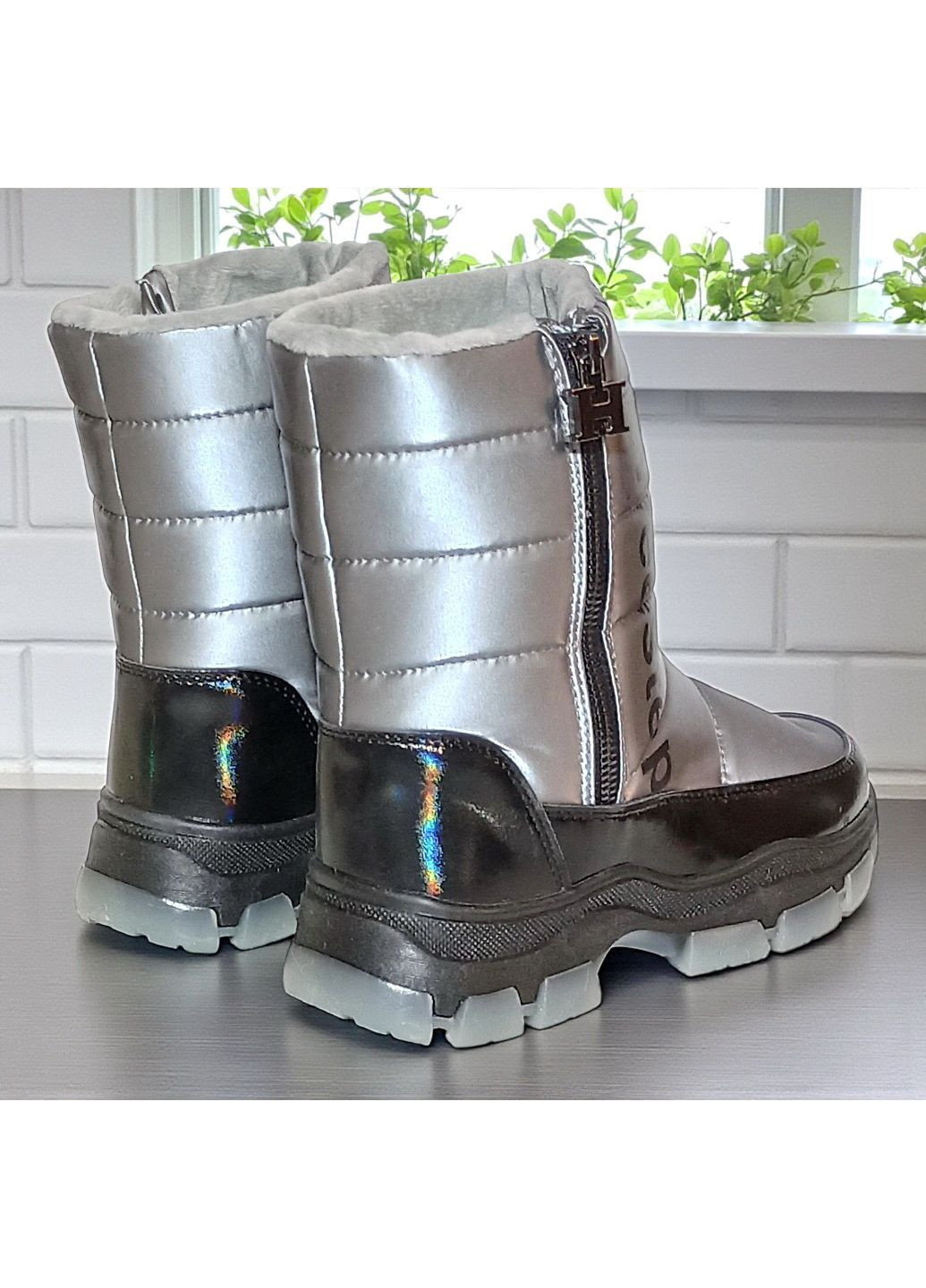 Зимові дутики на вовні овчині термочеревики для дівчини підлітка Вістеп Weestep (367811479)