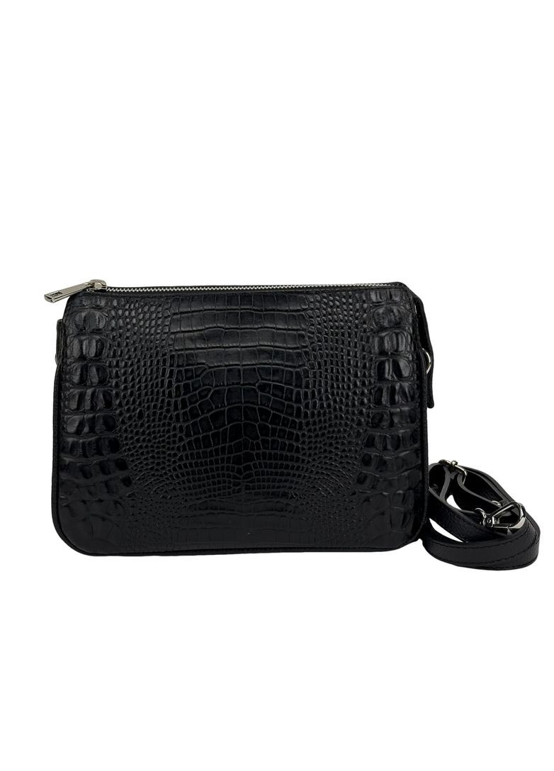Каркасная женская сумочка с теснением под репитилию Italy RoyalBag F-IT-9871 (305741694)