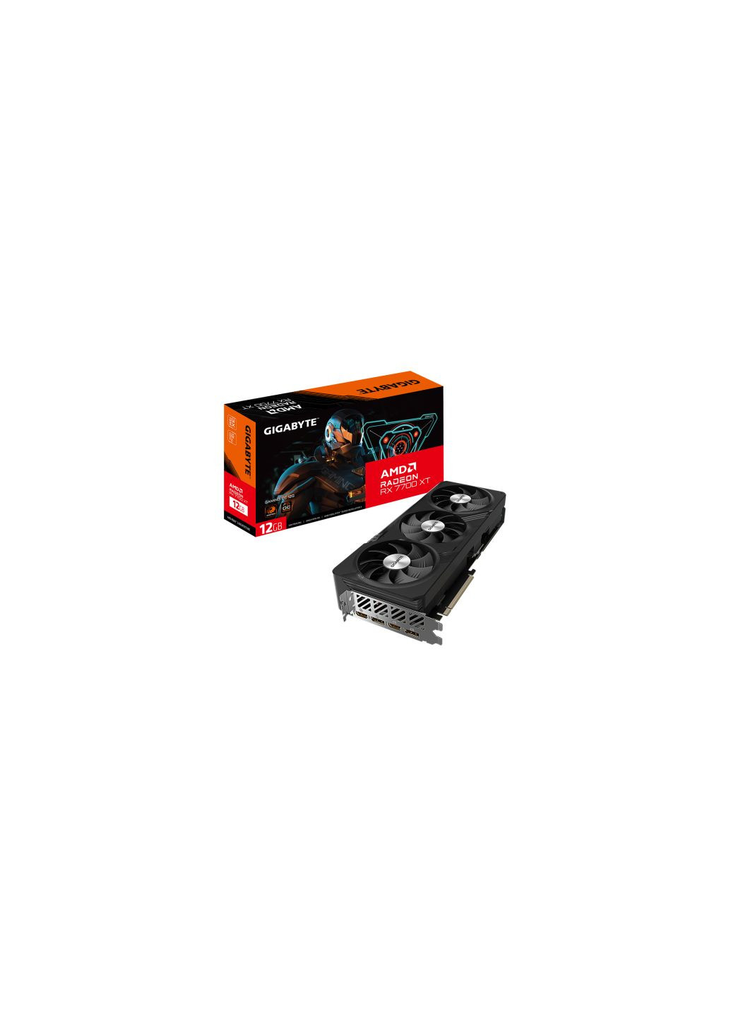 Видеокарта (GVR77XTGAMING OC-12GD) Gigabyte radeon rx 7700 12gb gaming oc (275101644)