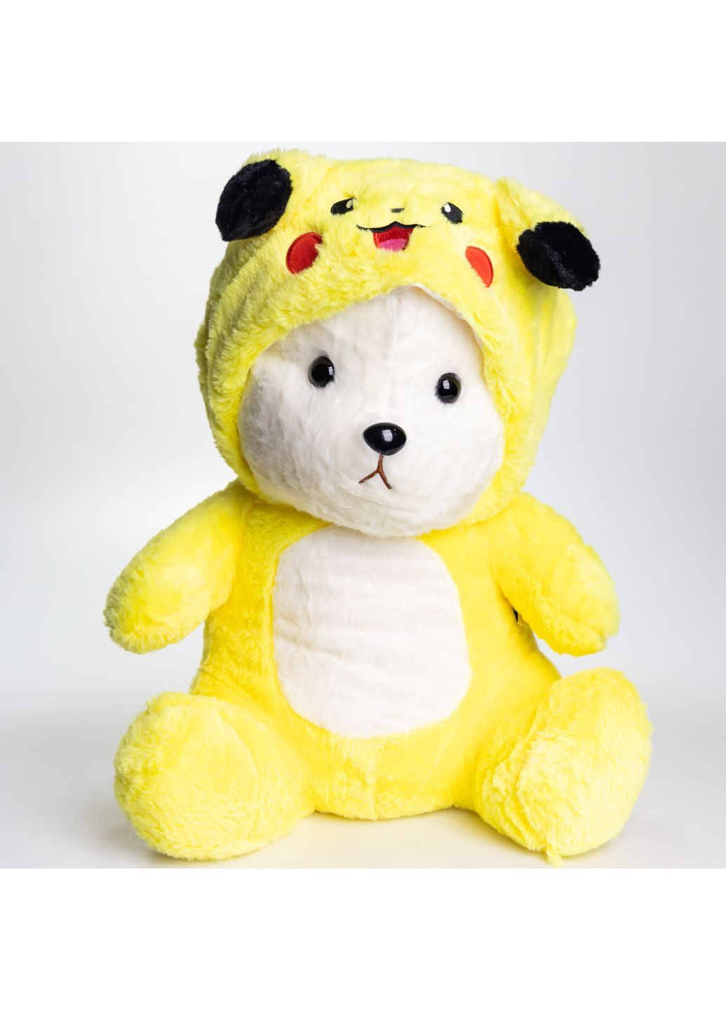 Мягкая игрушка Мишка Тедди в костюме Пикачу с пледом 100*180 см ТМ COLORFUL HOME 520-2Y No Brand (368904381)