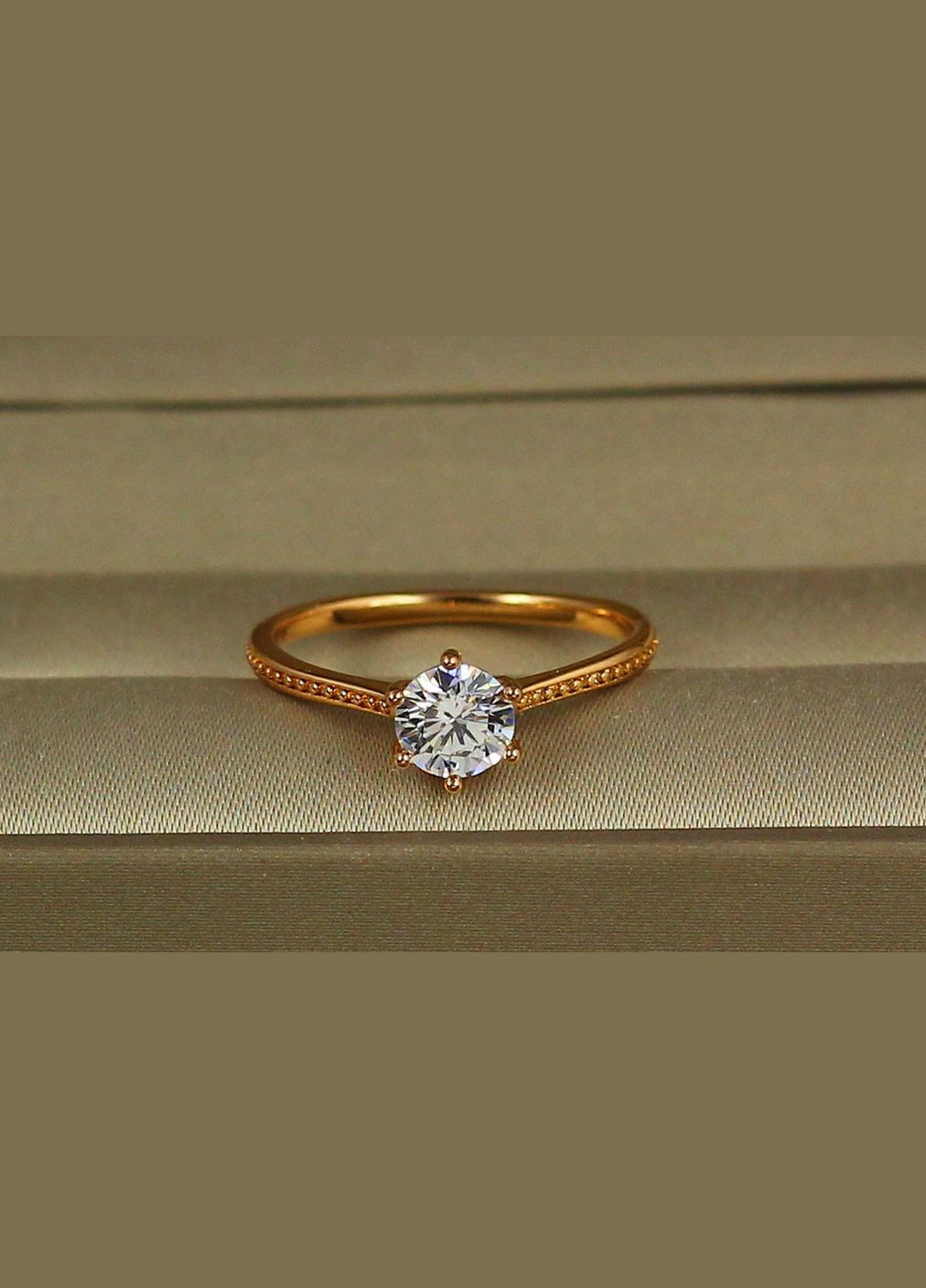 Кільце Делікат 6 мм р золотисте Xuping Jewelry (316434112)