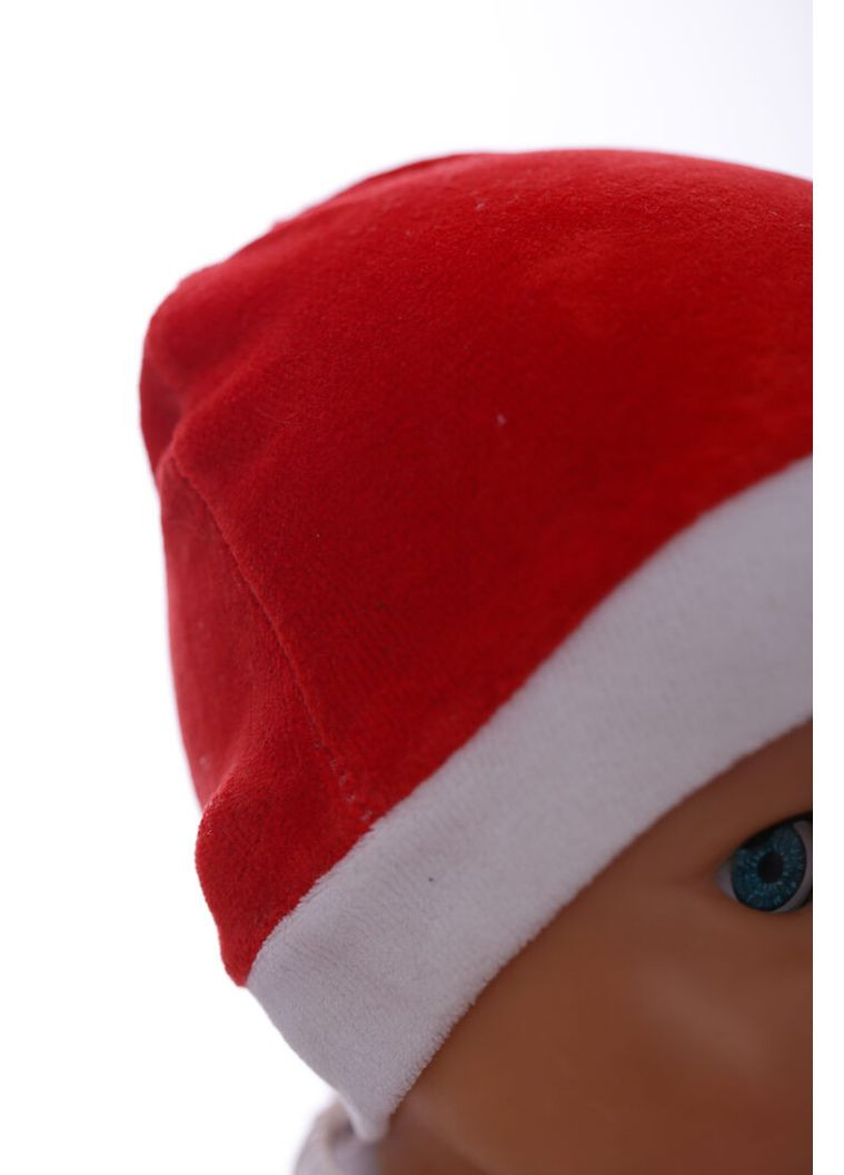 Шапка дитяча велюрова червона 6м+ (36661) BABYKROHA (323469962)