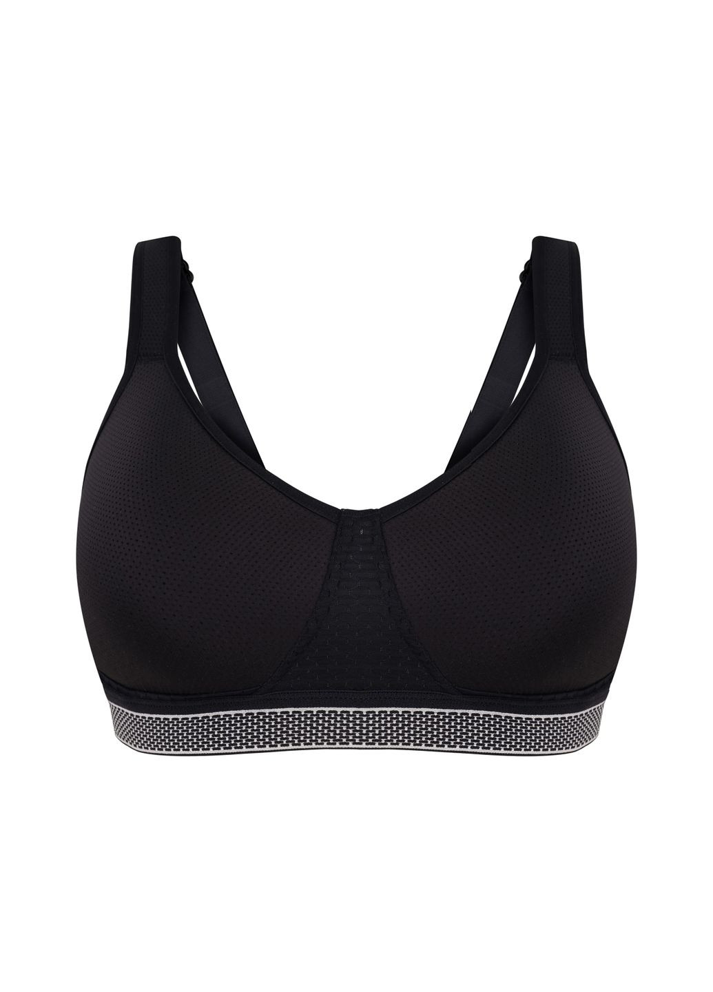 Чёрный бюстгальтер slz27401134 чёрный с формованной чашкой без косточек Brabrabra без косточек