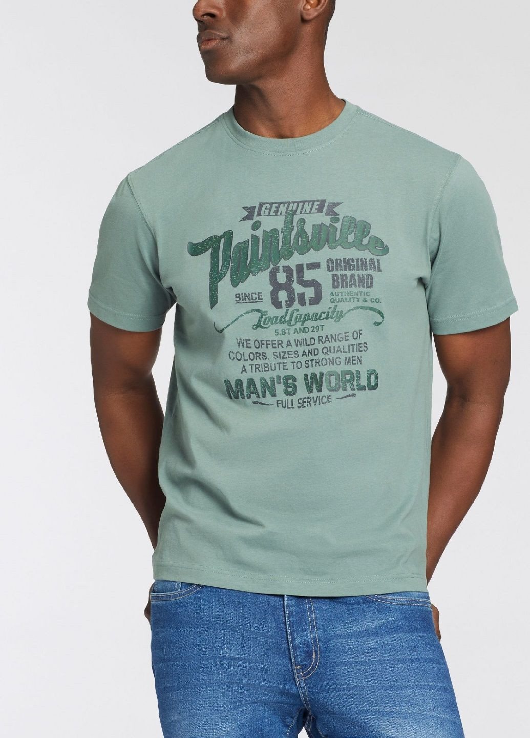 Зеленая футболка Man's World