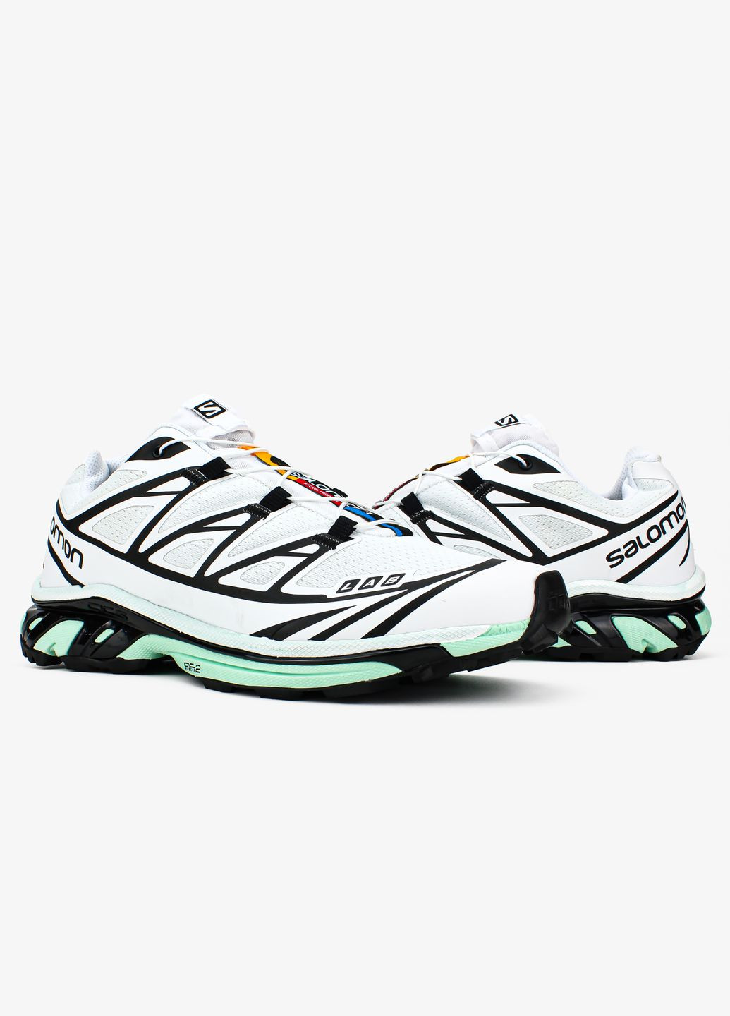 Белые демисезонные кроссовки мужские и женские salomon s/lab xt-6 white icy morn | саломон хт-6 белый No Brand