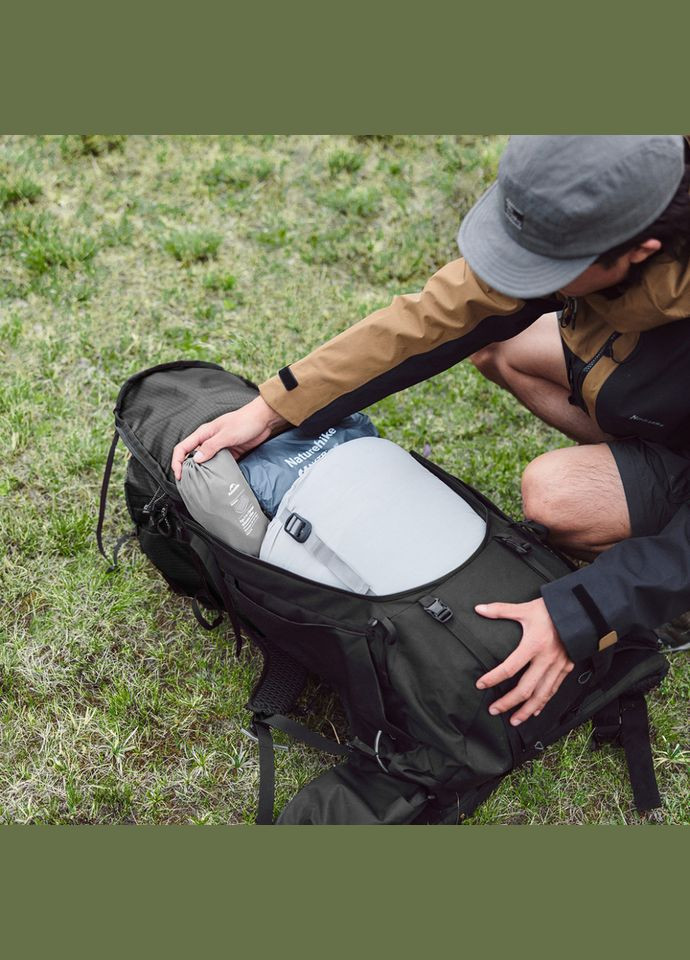 Рюкзак туристический Helium CNK2450XB014, 70 л, черный, M Naturehike (353505616)