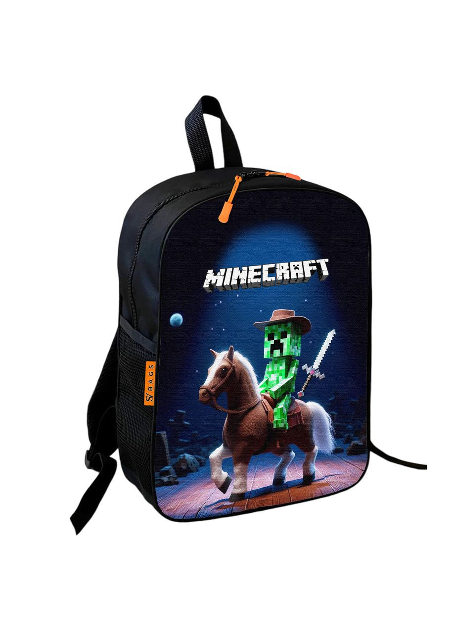 Рюкзак шкільний дитячий Майнкрафт Кріпер «Minecraft» 36х27 см для хлопчика (0428) No Brand (307810167)