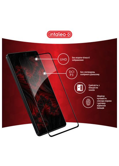 Стекло защитное (1283126567438) Intaleo Full Glue Xiaomi Poco X5 Pro Black (366659934)