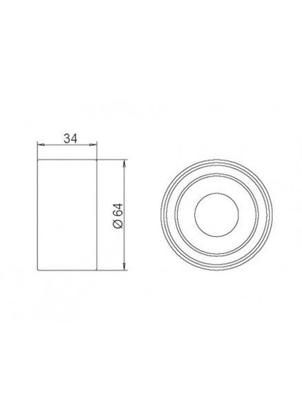 Ролик натяжной FIAT PEUGEOT (выр-во) GT60530 GMB (345763556)