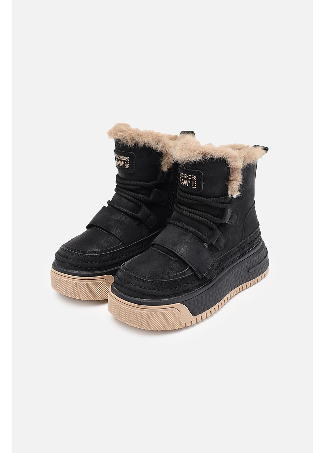 Черевики для дівчинки колір чорний ЦБ-00279575 Yuki (366198039)