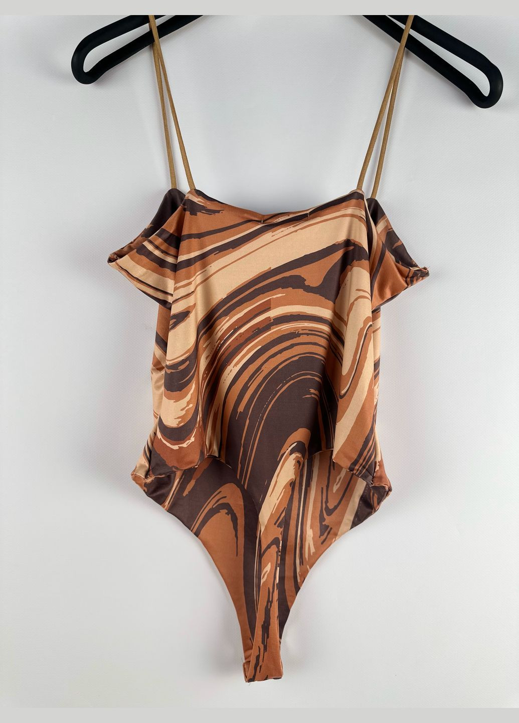 Боди Коричневое с принтом BTG-0037 Missguided (293061053)