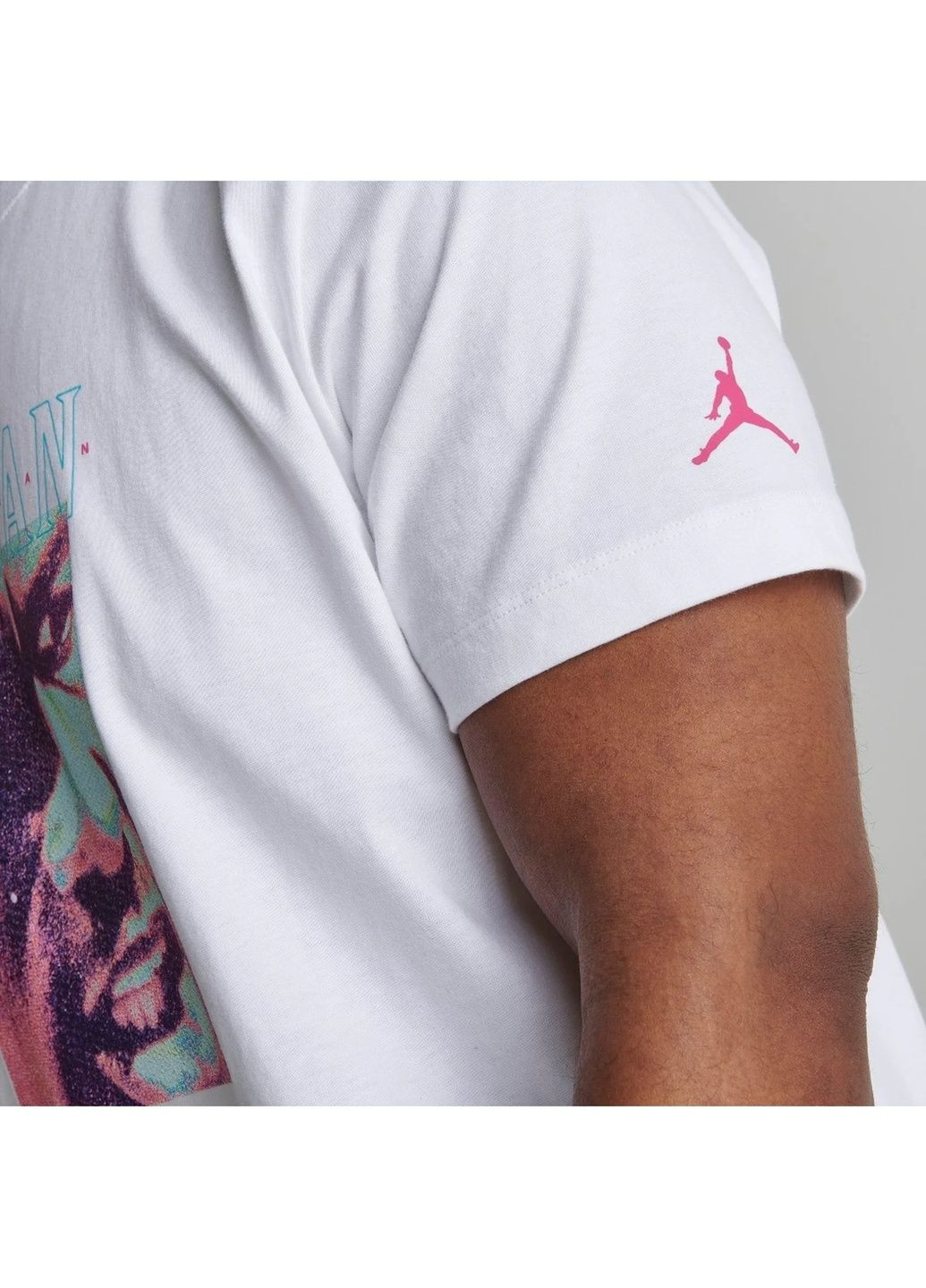 Біла футболка чоловіча jumpman greatest ever graphic t-shirt white Air Jordan