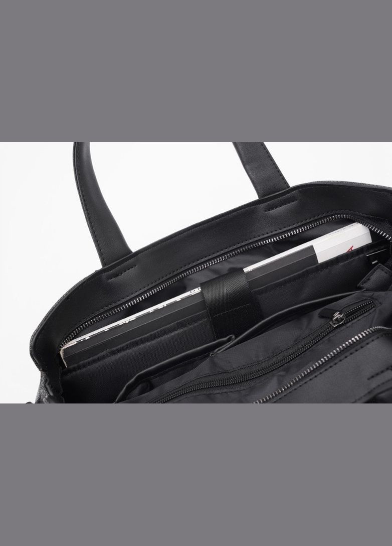 Мужская офисная сумка для документов А4 стиль Луи Витон клетка черная, качественный портфель для документов No Brand (334730208)