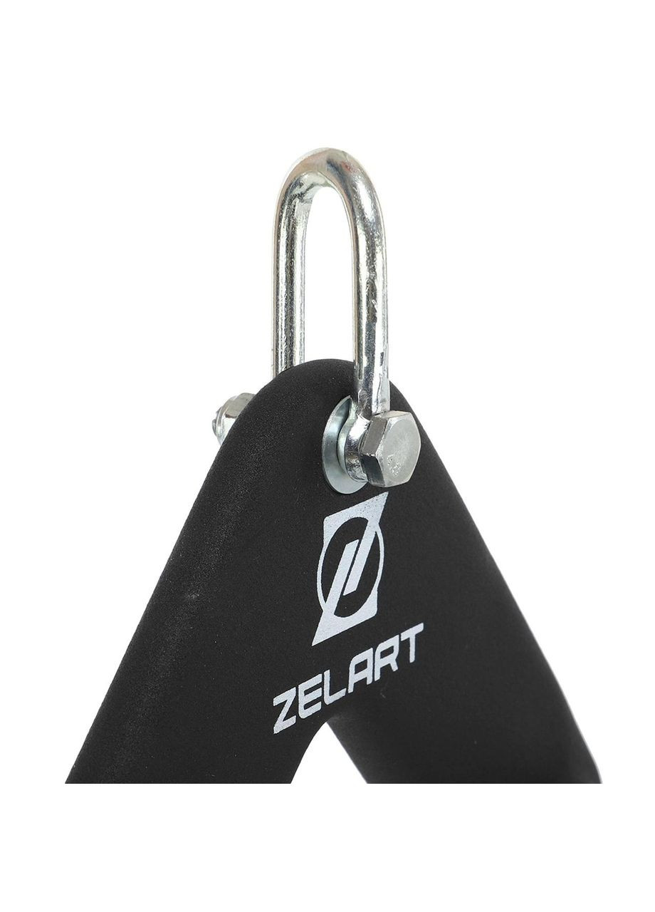 Рукоятка для тяги c узким хватом V-Bar нескользящее покрытие TA-9628 24см Zelart (322415777)