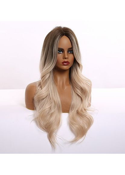 Перука блонд із затемненими коренями, перука блондинки хвиляста, перука омбре No Brand (355802103)