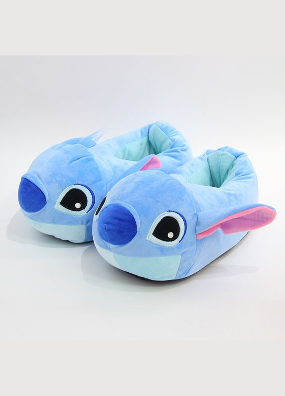 Мягкие тапочки Стич (р. 35-41) - Плюшевые Тапки Кигуруми No Brand (316258726)