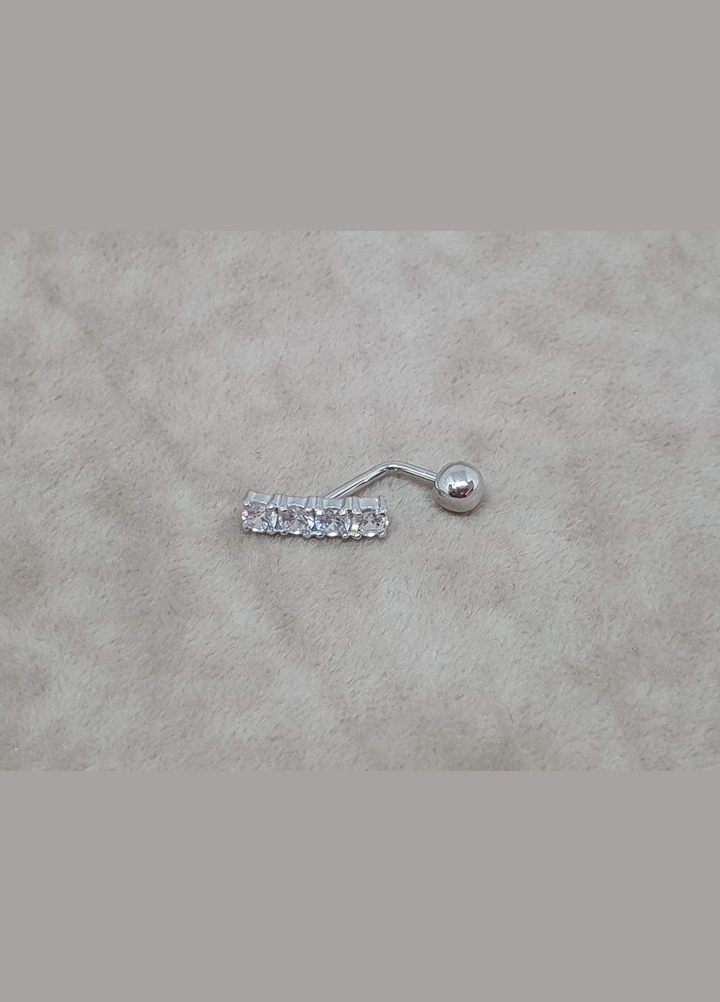 Серебряная серьга для пирсинга. 7027U UMAX (303877386)