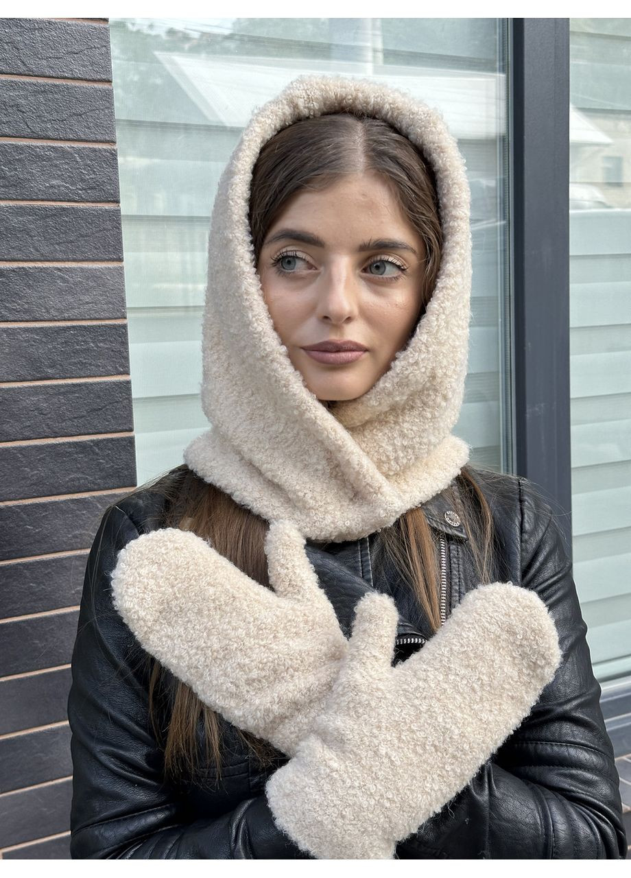 Капор женский капюшон букле на магните. Odyssey (363820472)