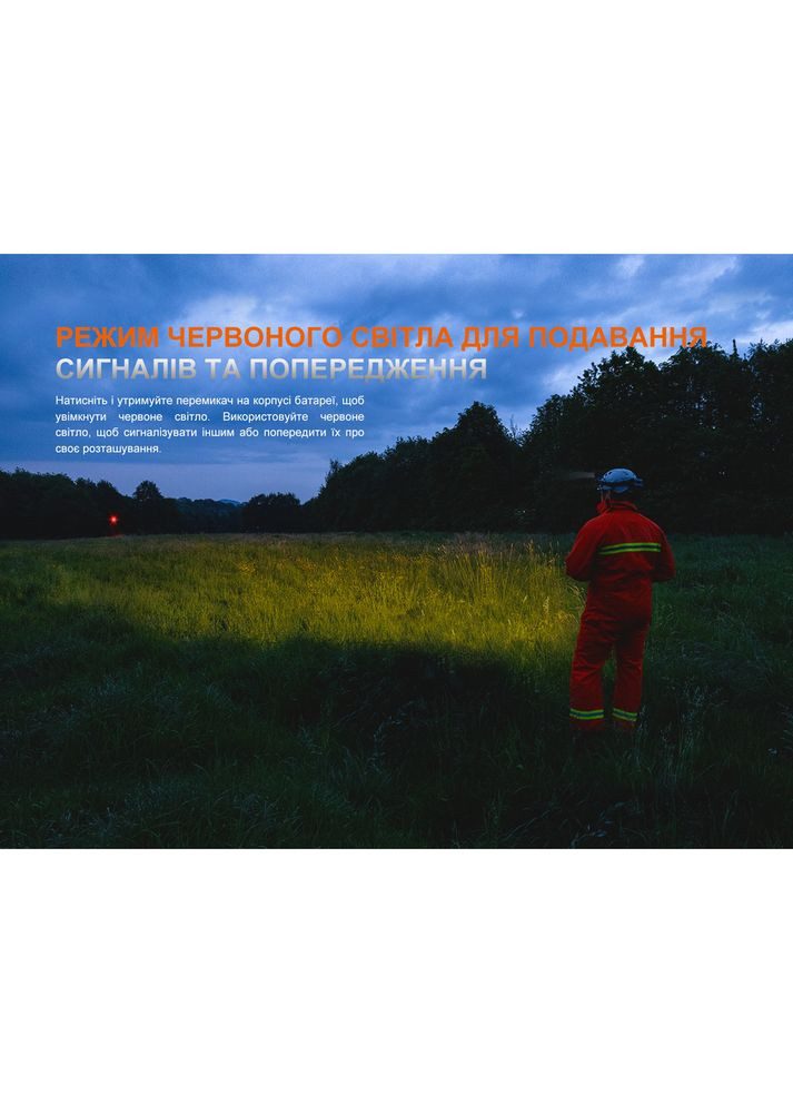 Ліхтар налобний HP35R SAR з вогнетривкою пов'язкою Fenix (353505262)