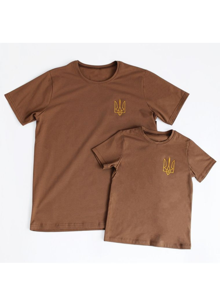 Комбінована футболки з символікою україни, футболка чоловіча українська герб, модна чоловіча футболка з тризубом, 54 бавовна (301034117)