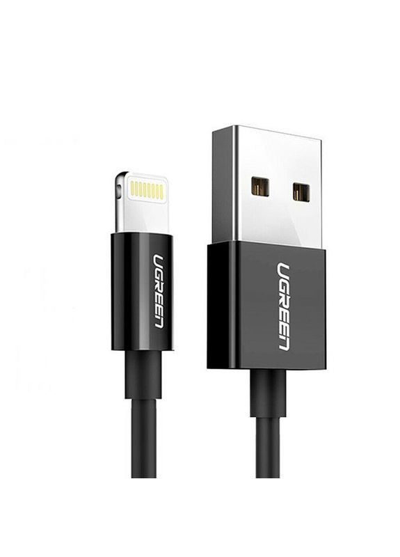 Кабель USB - Lightning (M/M), 2 м, Black (80823) Ugreen (336952546)