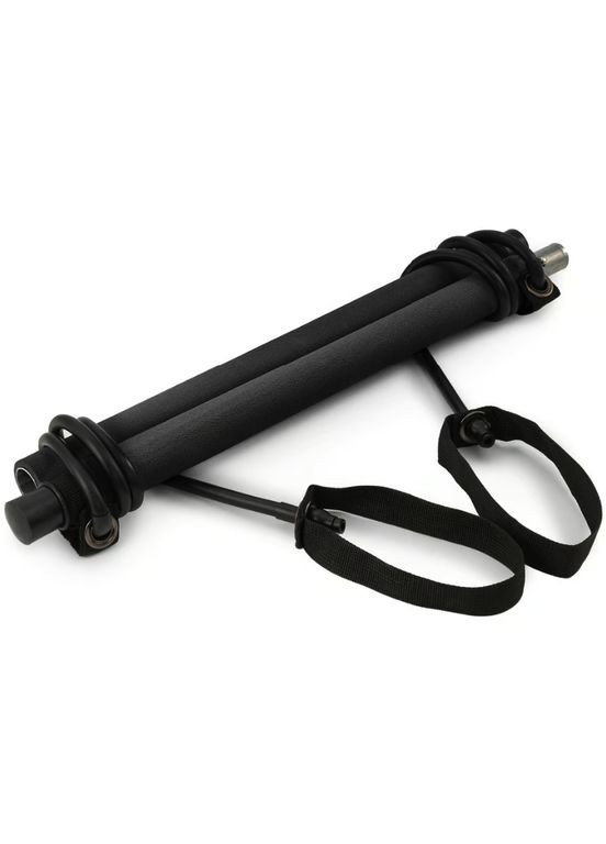 Тренировочная палка с эспандерами HS-T090GS черная Hop-Sport (361952103)