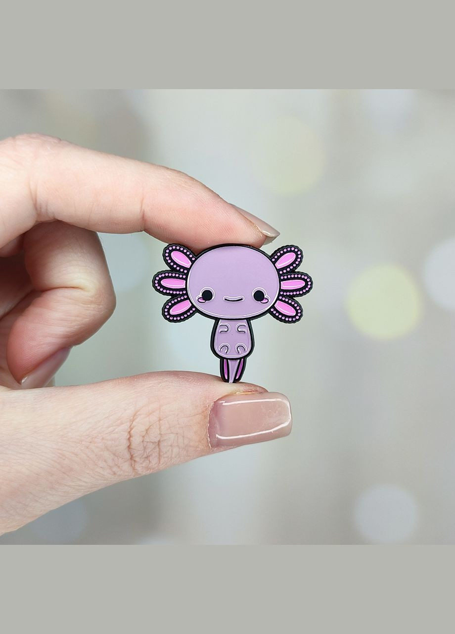 Металевий значок, пін "Аксолотль" SureGeek (314808592)