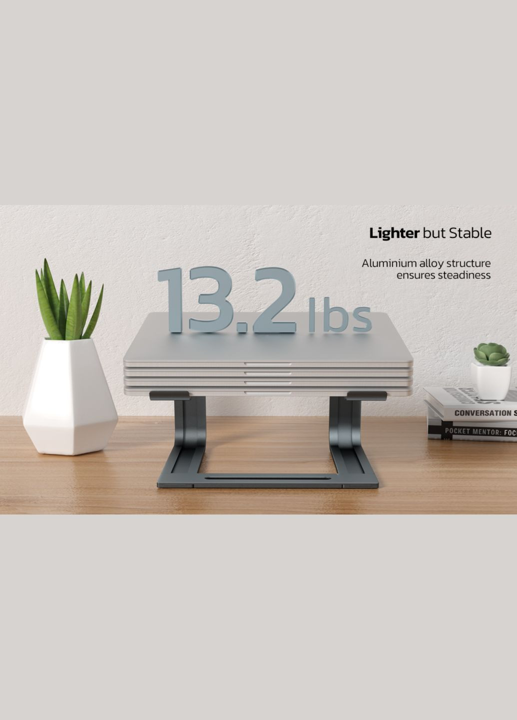 Подставка для ноутбука VHG LS13 складная Laptop Stand Grey Portable (324068351)