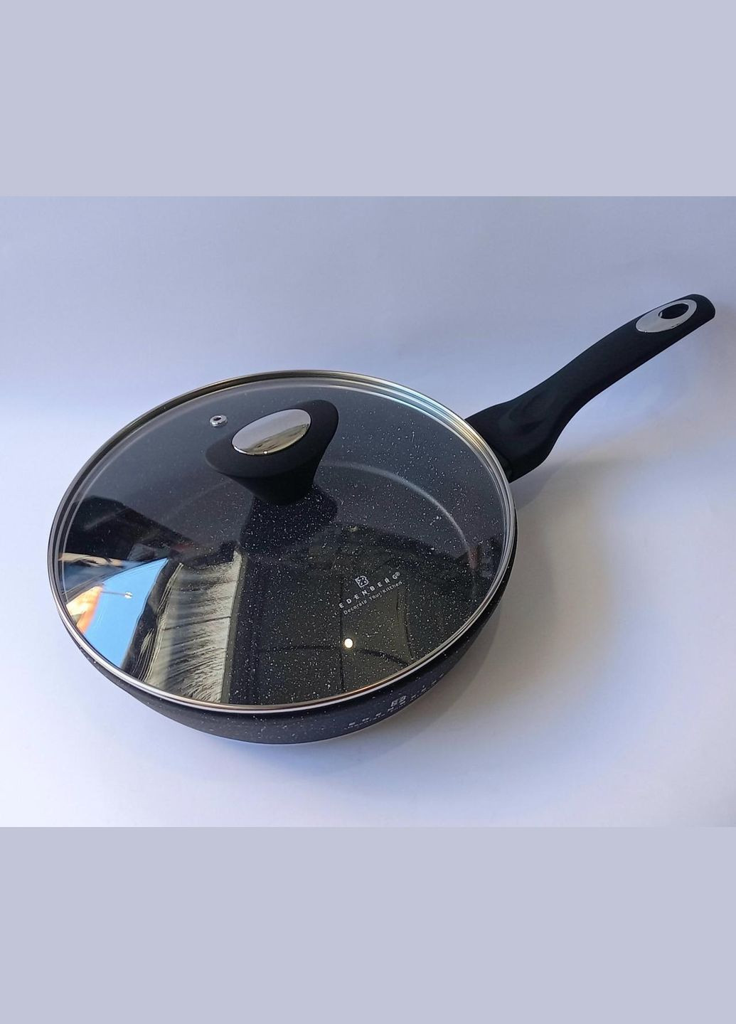 Глубокая сковорода с крышкой EB5715 24 см Edenberg (300079106)