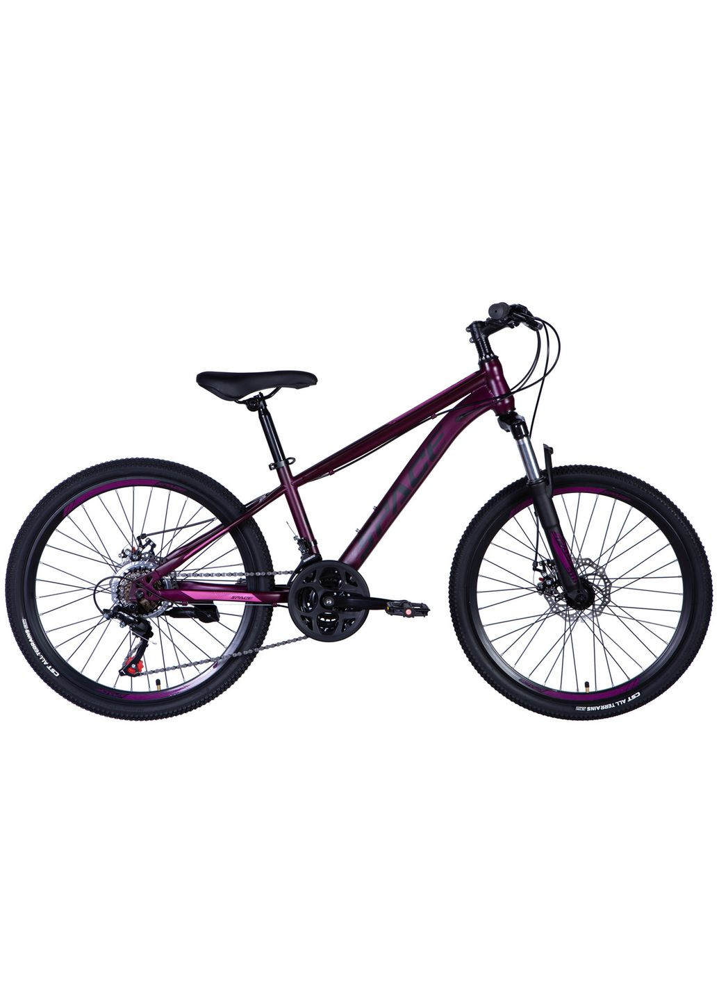 Велосипед сталь 24" MARS AM DD тріскачка рама-13" 2024 Space (369784187)