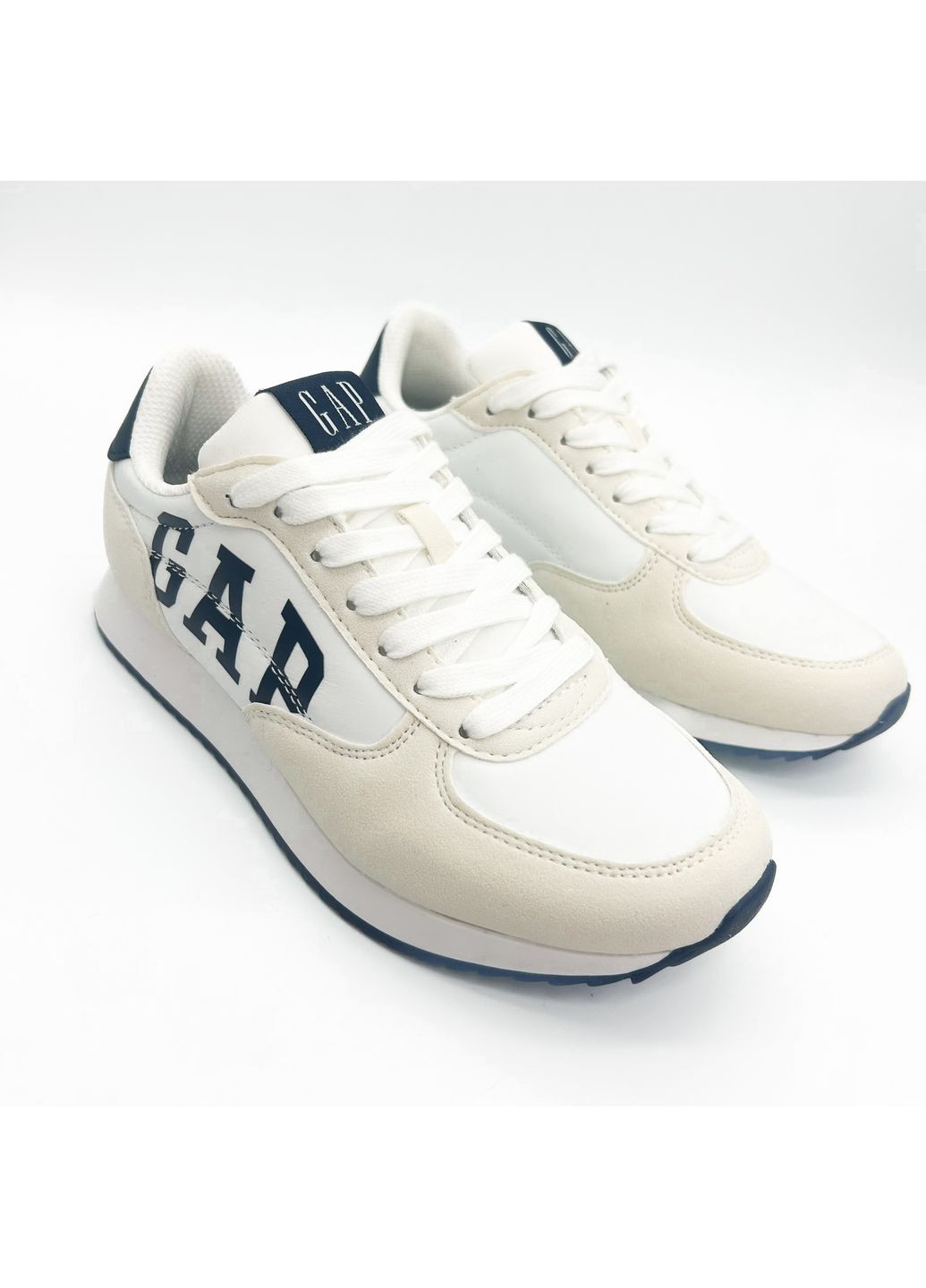 Білі кросівки (р) екошкіра/текстиль 0-2-2-gmp-513020 Gap