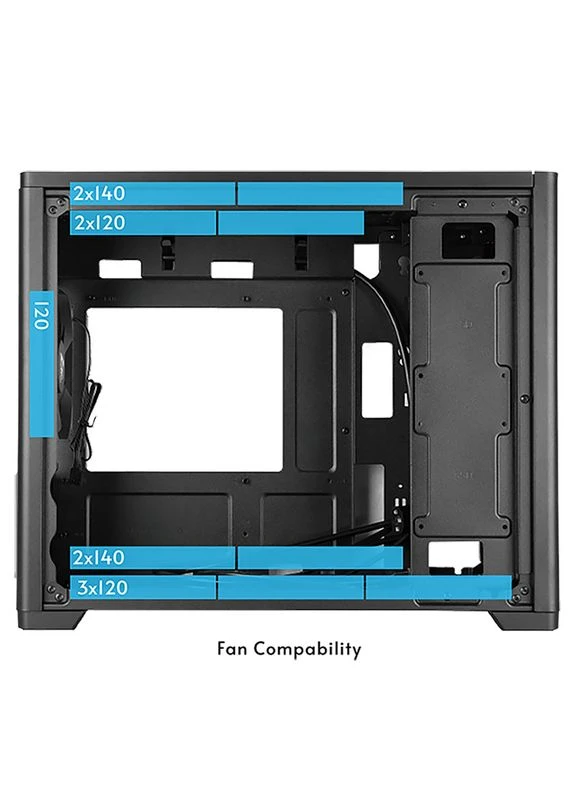 Корпус UNI BX-10B-M-OP mATX, без БЖ, Black Chieftec (380258934)