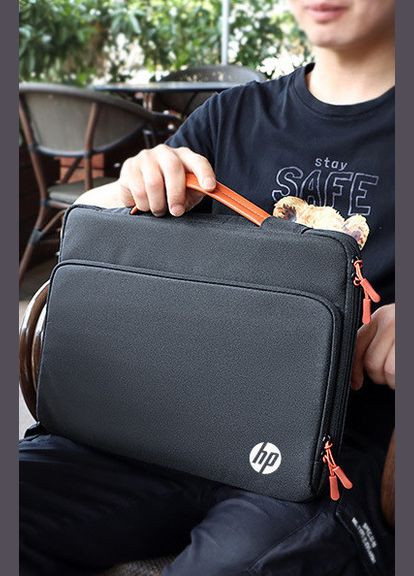 Сумка-чехол для ноутбука 16" или документов противоударная Черная (код: IBN046B2) Digital (325861937)