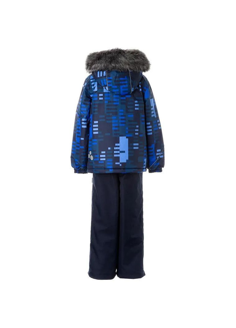 Темно-синя комплект зимовий dante: куртка + штани, р.128, темно-синій () Huppa 41930030-12686-128