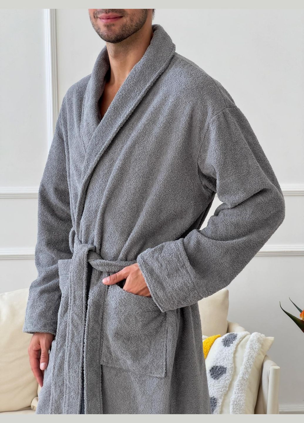 Чоловічий халат махровий Fortune шаль Cosy (352769755)