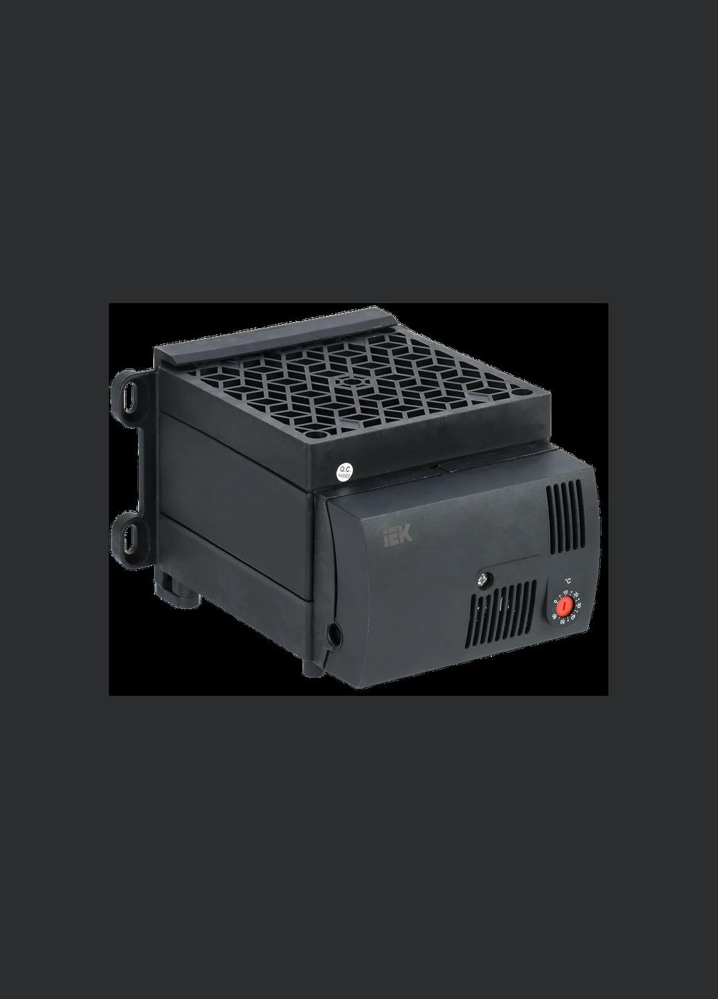 Обігрівач на Din-рейку з вентилятором та термостатом 900Вт 230В IP20 [YOB30-0900-20] ОДР UEC (337154977)