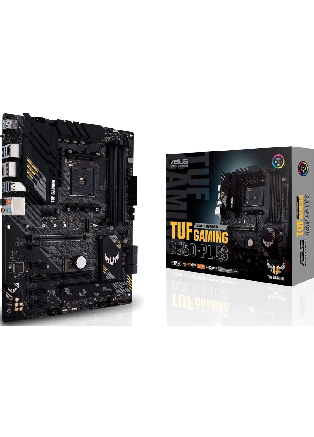 Материнcька плата TUF GAMING B550-PLUS sAM4 B550 4xDDR4 M.2 HDMI DP ATX Asus (387352604)