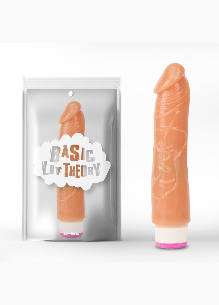 Вібратор реалістичний мультишвидкісний Basic Luv Theory, бежевий Chisa (331171123)