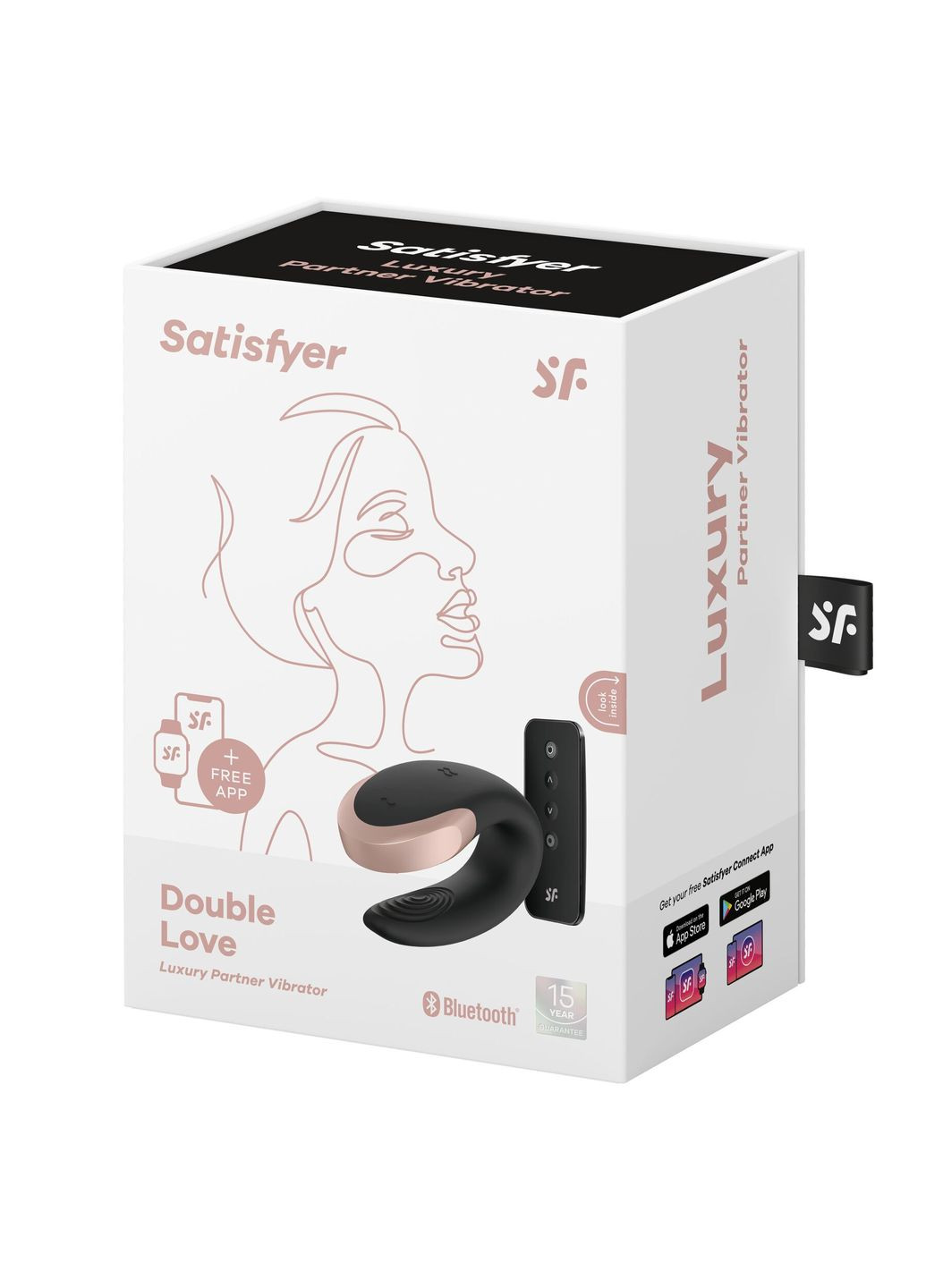 Смарт-вібратор для пар Double Love (Black) Satisfyer (366876055)