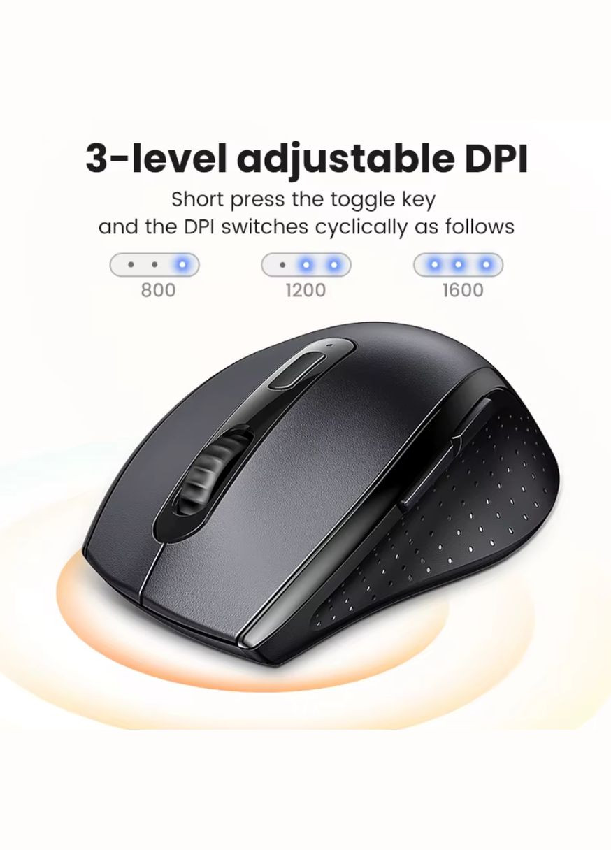 Бездротова миша 1600 DPI 2.4G M511 Black Ugreen (327433240)