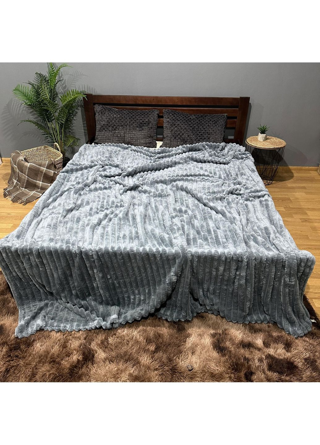 Плед шарпей Двуспальный покрывало No Brand (367582129)