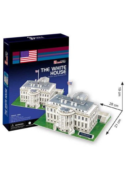 Пазл Cubic Fun 3D Белый дом (C060h) CubicFun 3D Білий дім (366157870)