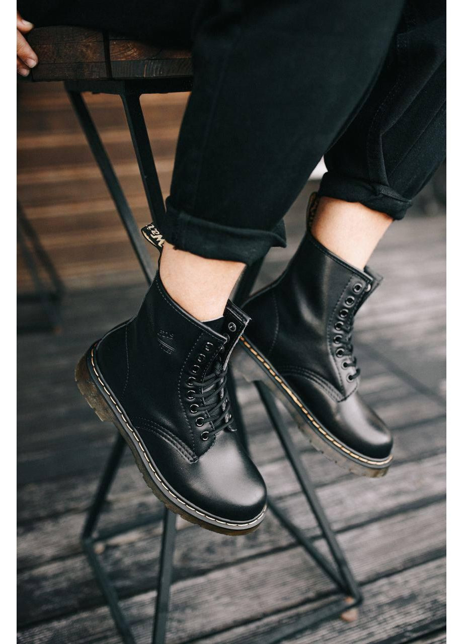 Черевики жіночі Dr.Martens 1460 Black Доктор Мартинс No Brand (366322857)
