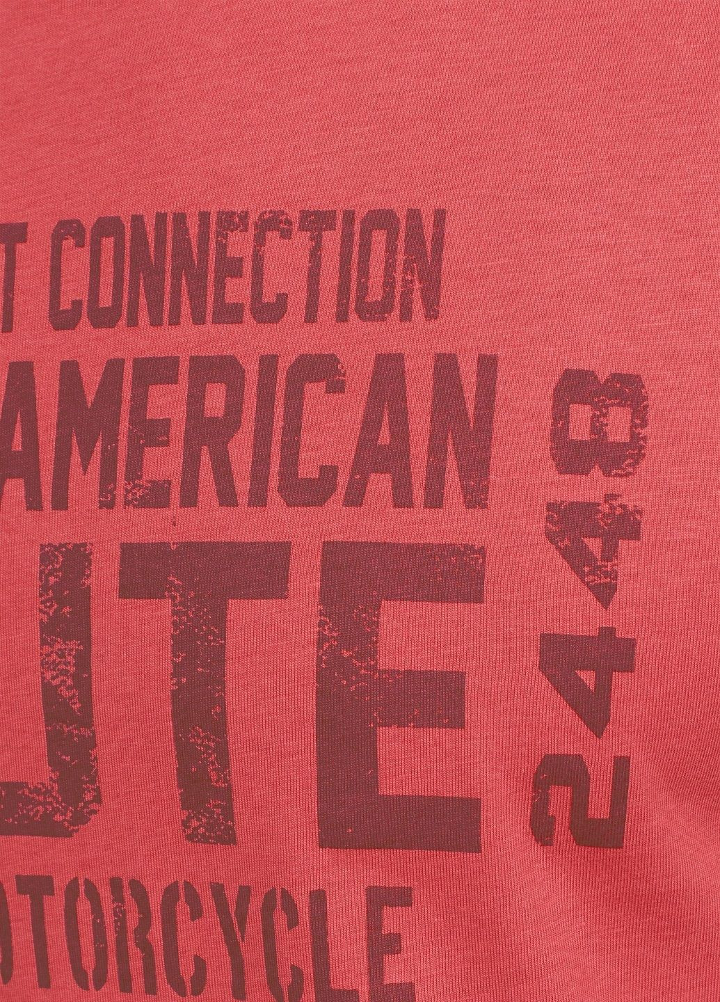 Коралловая футболка Man's World