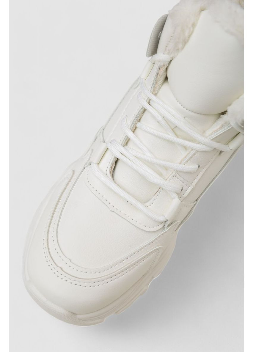 Кроссовки женские зимние на меху,, 248RDM06 Stilli белые всесезоны (313291815)