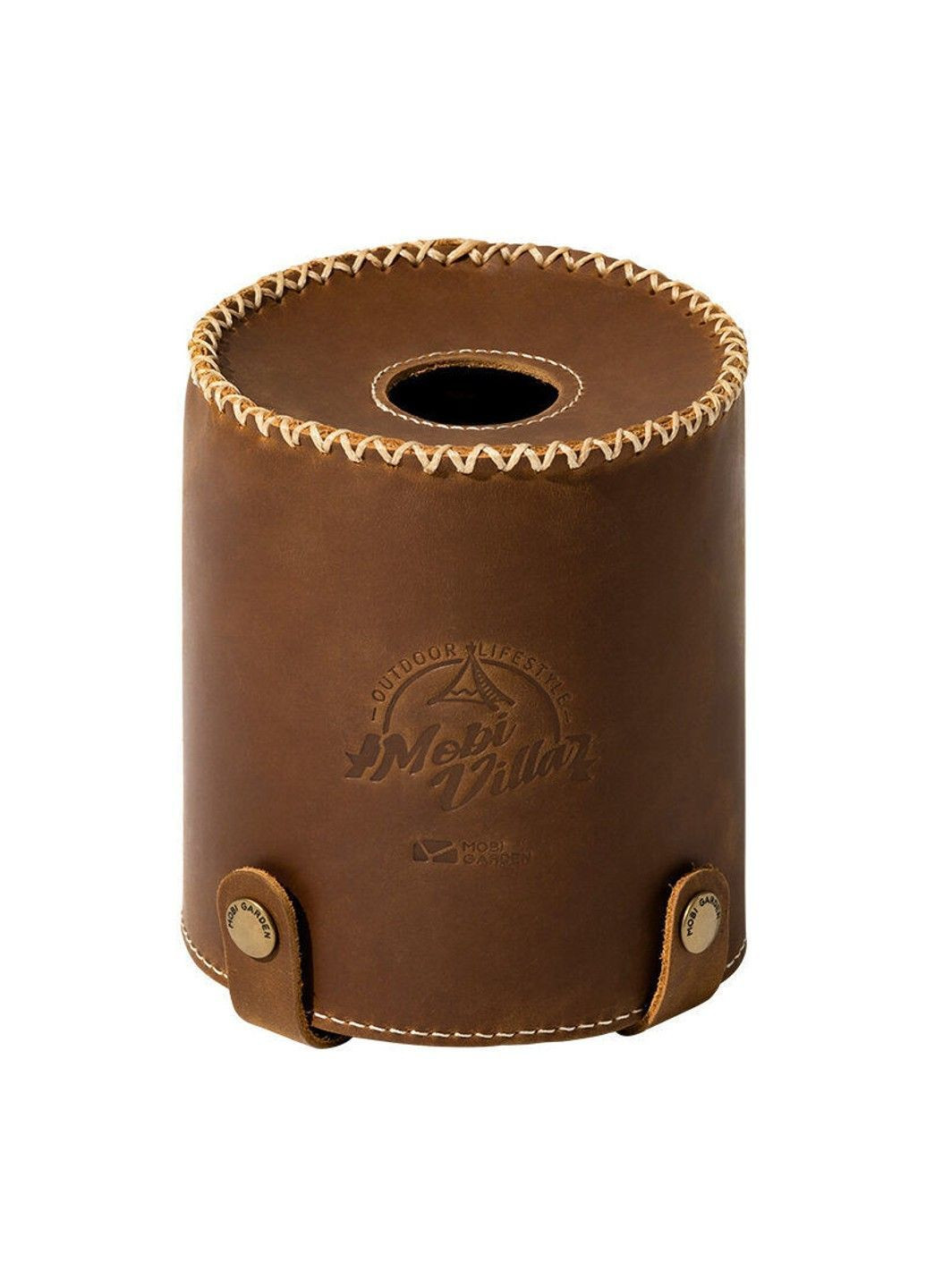Чохол для газового балона Gas Cover leather 450г NX21671087 brown Mobi Garden (370666397)
